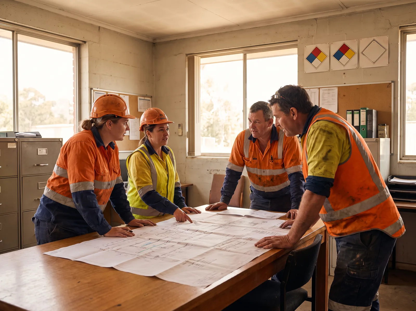 Post-incident review and training after a dangerous goods spill