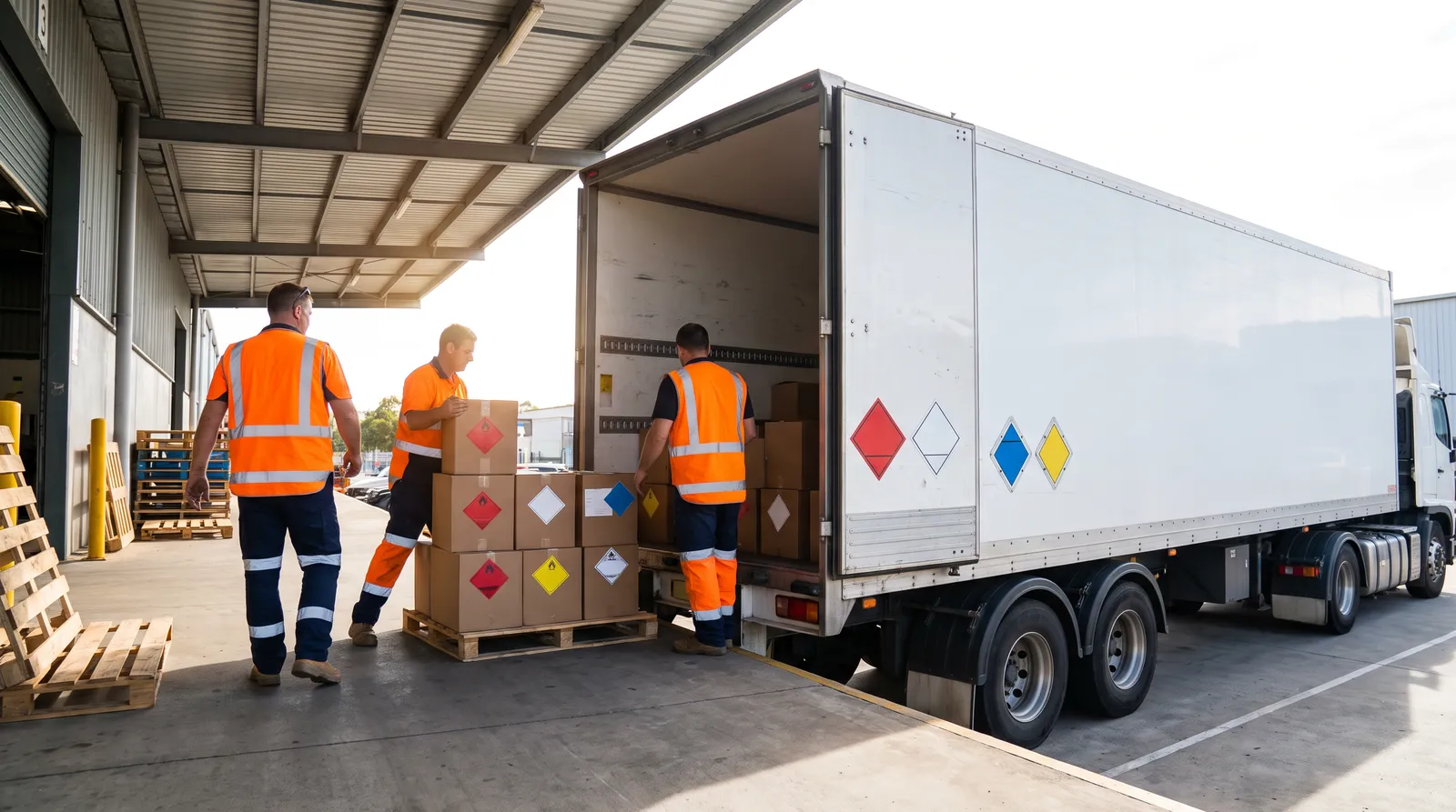 Handling dangerous goods in transport