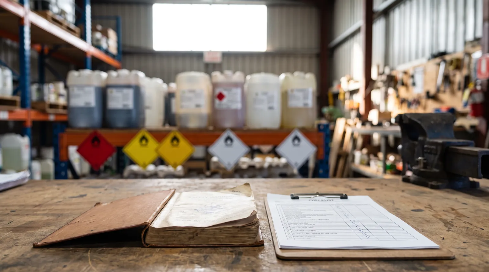 Support materials for dangerous goods training